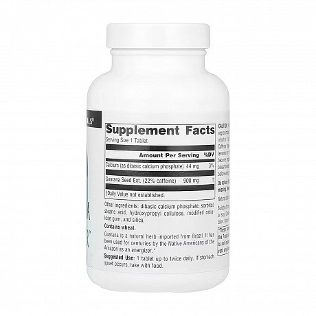 Guarana Energizer™ 900 mg - 100 tabs (Гуарана) - 65 - Molodo