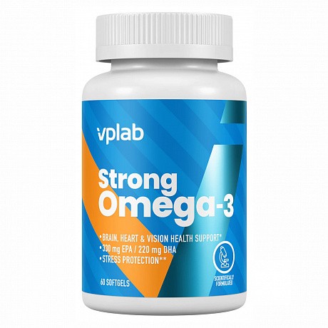 Strong Omega 3 - 60 softgels (Омега-3) - 65 - Molodo