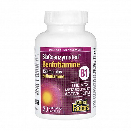 BioCoenzymated Benfotiamine - 30 caps (Вітамін B1 (Тіамін) - 68 - Molodo