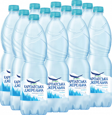 Карпатська Джерельна 1 л вода негазована, 12 шт. - 59 - Molodo
