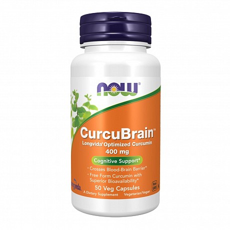 CurcuBrain™ 400mg - 50 veg caps (Куркубрейн) - 66 - Molodo