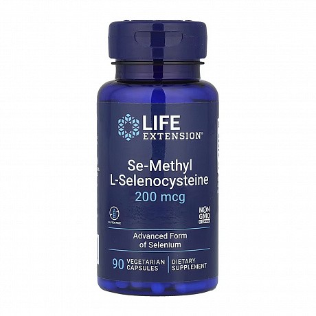 Se-Methyl L-Selenocysteine 200 mcg - 90 vcaps (Се-метил-L-селеноцистеин) - 65 - Molodo