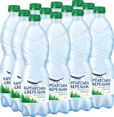 Карпатская Джерельна 0,5 л вода слабогазованная, 12 шт. - 59 - Molodo