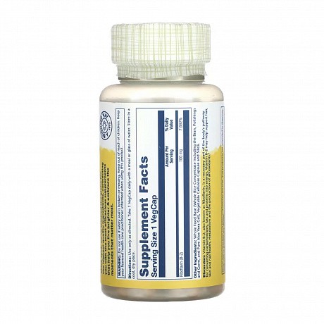 Vitamin B-2 100mg - 100 vcaps (Вітамін В2 Solaray 100 мг) - 66 - Molodo