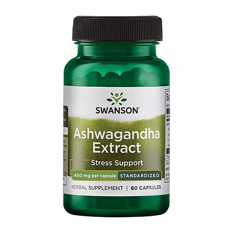 Ashwagandha Extract Standardized 450mg - 60 caps (Ашваганда) - 63 - Molodo