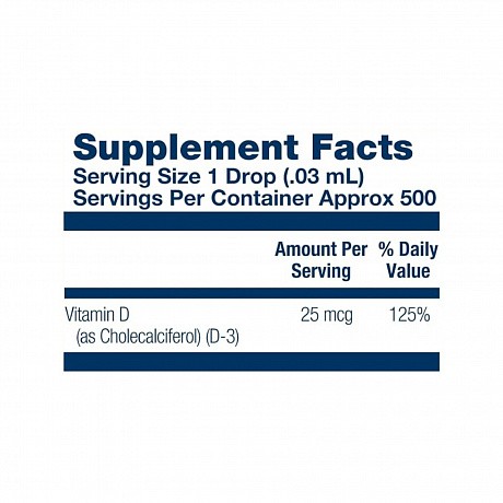 Vitamin D-3 25mcg - 14.8 ml (Вітамін D3) - 65 - Molodo