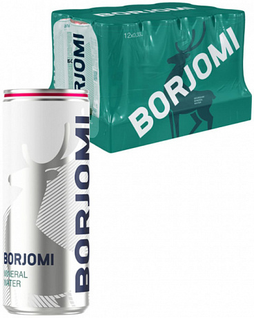 Borjomi 0,33 л вода газированная в алюминиевой банке, 12 шт. - 59 - Molodo