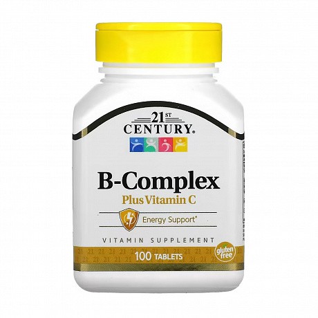 B Complex plus Vitamin C – 100 tabs (Комплекс витаминов группы B с витамином C) - 64 - Molodo