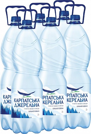 Карпатська Джерельна 2 л вода газована, 6 шт. - 59 - Molodo