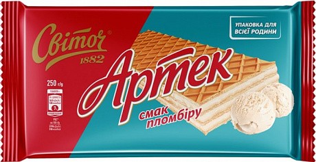 Вафли Свиточ Артек Пломбир, 250 г - 58 - Molodo