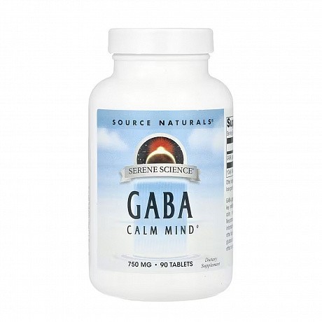 Serene Science® GABA 750 mg - 90 tabs (ГАМК) - 65 - Molodo
