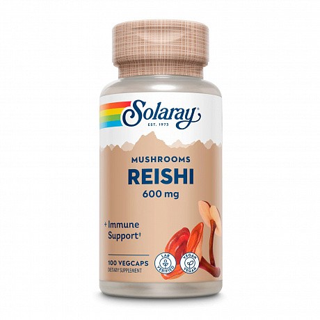 Reishi Mushroom 600mg - 100 veg caps (Гриб рейші) - 64 - Molodo