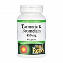 Turmeric & Bromelain 450mg - 90 caps (Куркума и Бромелайн) - 59 - Molodo