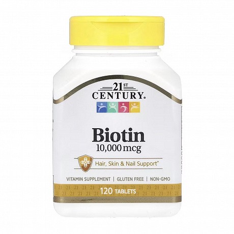 Biotin 10,000 mcg - 120 tabs (Біотин) - 64 - Molodo