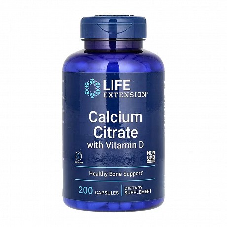 Calcium Citrate with Vitamin D – 200 caps (Кальция цитрат с витамином Д) - 66 - Molodo