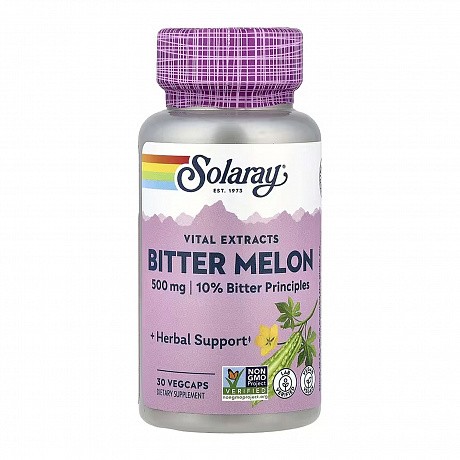 Bitter Melon Fruit Extract 10% 500mg - 30 veg caps (Екстракт гіркої дині) - 63 - Molodo