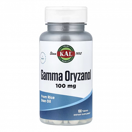 Gamma Oryzanol 100mg - 100 tabs (Гамма оризанол, 100 мг) - 64 - Molodo