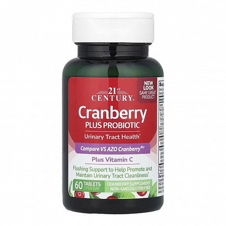 Cranberry + Probiotic - 60 tabs (Журавлина з пробіотиком) - 66 - Molodo