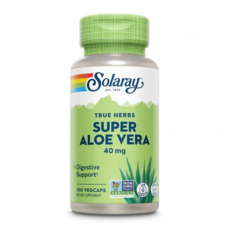 Super Aloe Vera Gel 8000mg - 100 vcaps (Алое вера Solaray) - 65 - Molodo