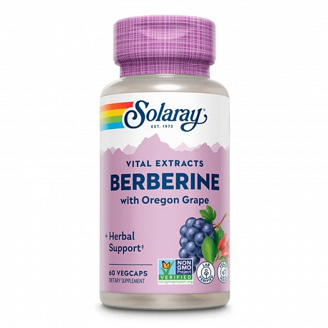 Berberine with Oregon Grape - 60 veg caps (Берберин) - 63 - Molodo