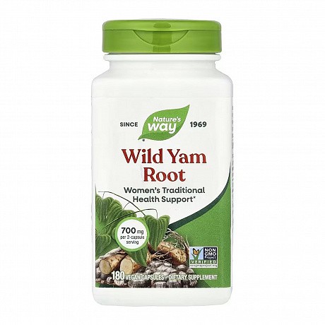 Wild Yam - 180 veg caps (Дикий ямс) - 65 - Molodo