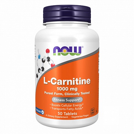 L-Carnitine 1000 mg - 50 tabs (L-карнітин) - 64 - Molodo