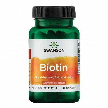 Biotin 5000mcg - 30 caps (Биотин) - 64 - Molodo