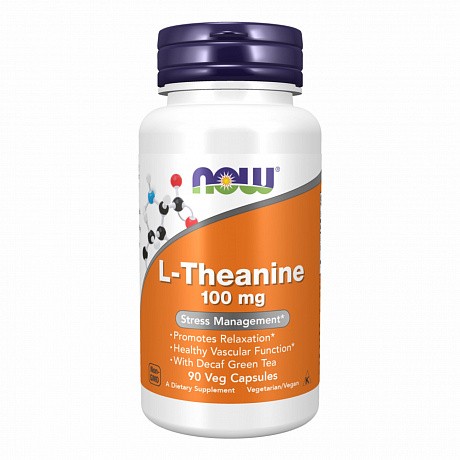 L-Theanine 100mg - 90 veg caps (L-теанін) - 65 - Molodo