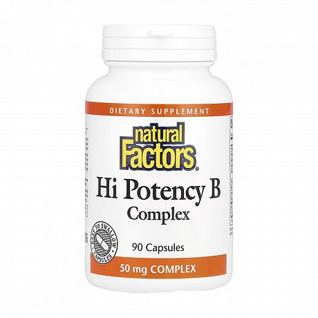 Hi Potency B Complex 50mg – 90 caps (Комплекс витаминов группы B) - 64 - Molodo