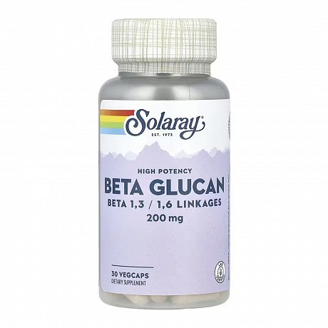 High Potency Beta Glucan 200mg - 30 veg caps (Бета-глюкан ) - 64 - Molodo