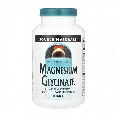 Magnesium Glycinate - 180 tabs (Source Naturals Гліцинат магнію, 180 таблеток) - 64 - Molodo