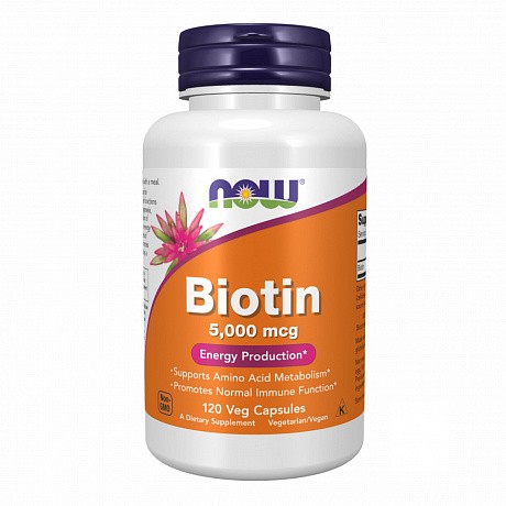 BIOTIN 5000mcg - 120 veg caps (Биотин 5000) - 65 - Molodo