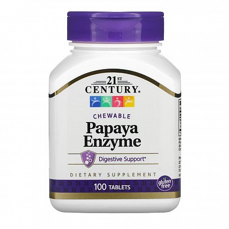 Papaya Enzyme - 100 tabs (Ферменты папаи) - 63 - Molodo