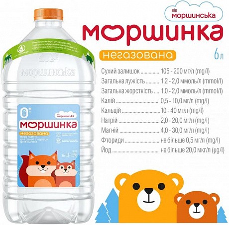 МОРШИНКА 6,0л. вода негазированная, 2 шт - 63 - Molodo