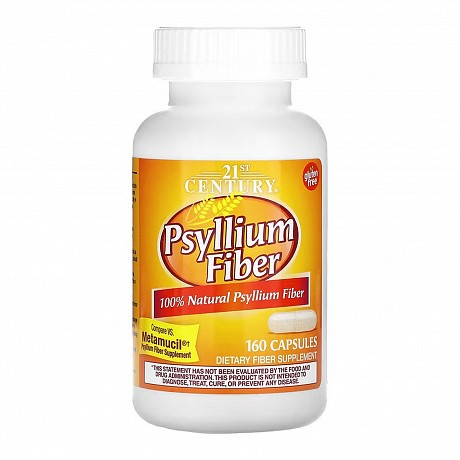 Psyllium - 160 caps (Псиллиум клетчатка (шелуха семян подорожника)) - 63 - Molodo