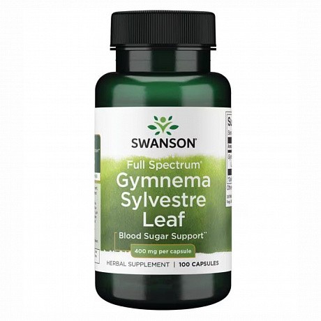 Full Spectrum Gymnema Sylvestre Leaf 400 mg - 100caps (Джимнема) - 63 - Molodo