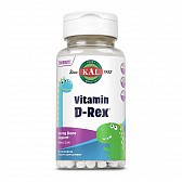 Vitamin D-Rex 10mcg - 90 chewable Bubble Gum (Витамин Д) - 77 - Molodo