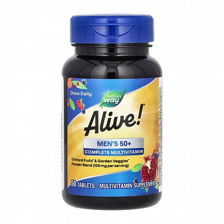 Men's 50+ Complete Multivitamin - 50 tabs (Мультивітаміни для чоловіків 50+) - 67 - Molodo
