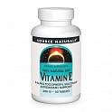 Vitamin E 400 IU D-Alpha Tocopherol - 50 tabs (Source Naturals Вітамін E у сухій таблетованій формі) - 60 - Molodo