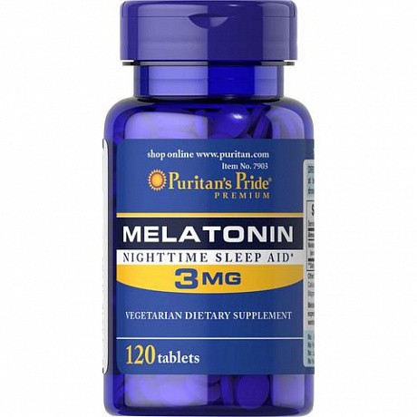 Melatonin 3mg - 120 tab (Мелатонин) - 64 - Molodo