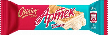 Вафли Свиточ Артек Пломбир, 80 г - 58 - Molodo