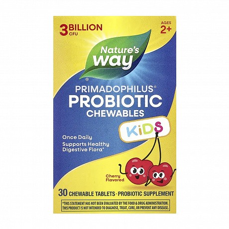 Kids Primadophilus - 30 tabs Cherry (Пробиотики для детей со вкусом вишни) - 66 - Molodo