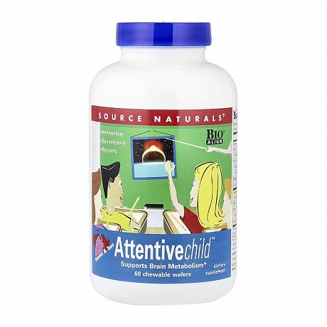 Attentive Child™ Fruit - 60 wafer (Комплекс для детей) - 63 - Molodo