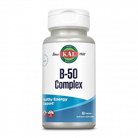 B-50 Complex - 50 tabs (Вітаміни групи В) - 64 - Molodo
