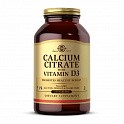 Calcium Citrate with Vitamin D3 - 240 tabs (Солгар цитрат кальция с витамином D3 - 60 - Molodo