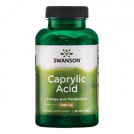 Caprylic Acid 600mg - 60 soft (Каприлова кислота) - 64 - Molodo