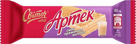 Вафли Свиточ Артек Топленое молоко, 80 г - 58 - Molodo