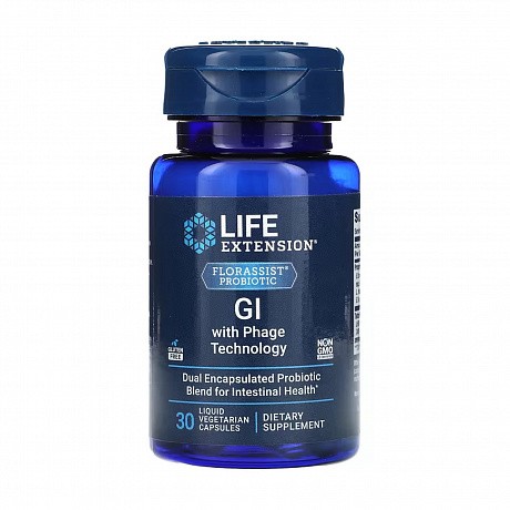 LE FLORASSIST® GI with Phage Technology - 30 vcaps (Пробіотик) - 66 - Molodo
