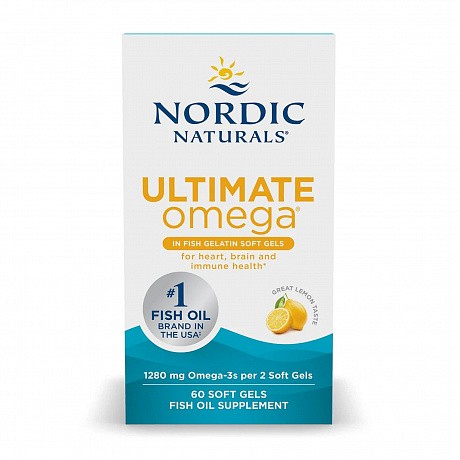 Ultimate Omega Fish Gels - 60 softgels (Омега-3) - 68 - Molodo