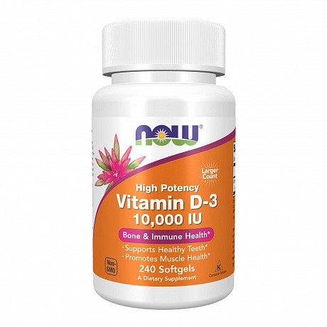 VIT D-3 10,000 IU - 240 sgels (Витамин Д3) - 65 - Molodo